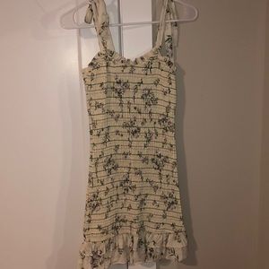 Rouched sun dress